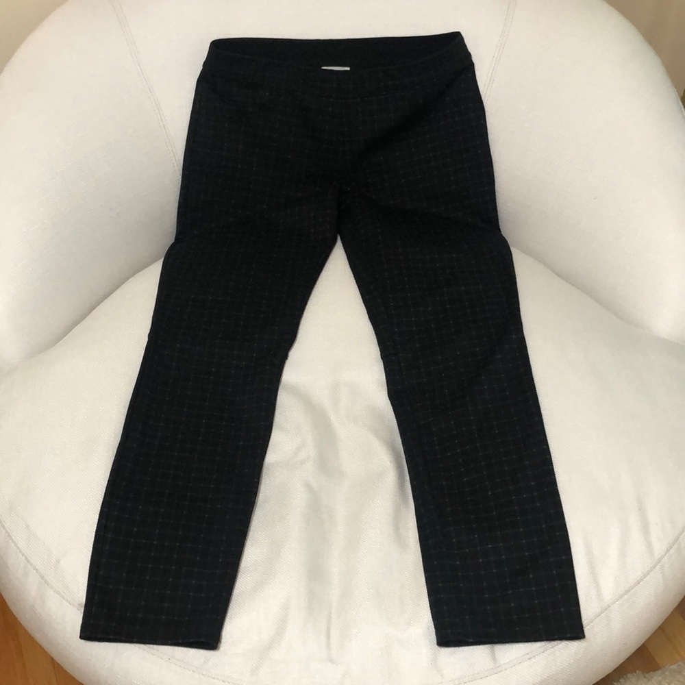 Women's Black Plaid Pants